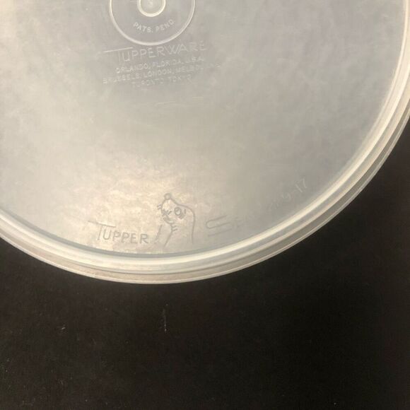 Vtg tupperware suzette div. serving dish handle #608-4 lid #229-17 seal logo - Picture 5 of 10